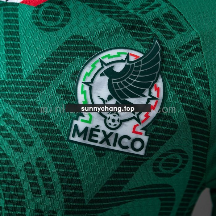 Mexico 2026 Home Long-Sleeve Player Version Jersey - 图片 8