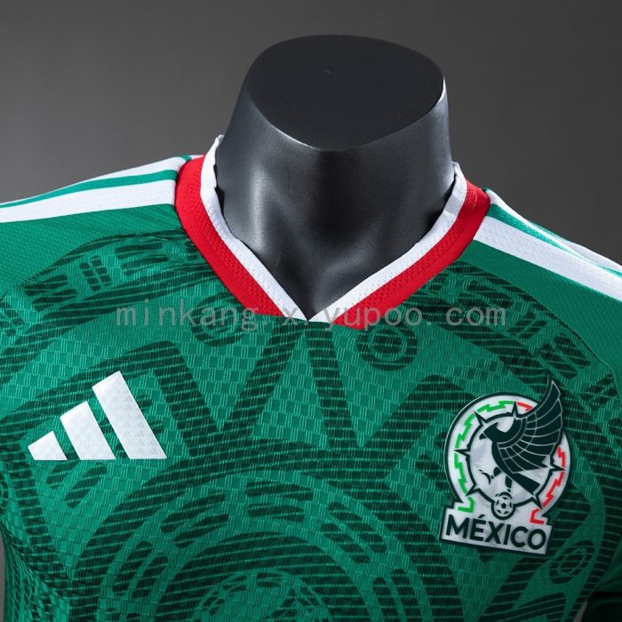Mexico 2026 Home Long-Sleeve Player Version Jersey - 图片 9