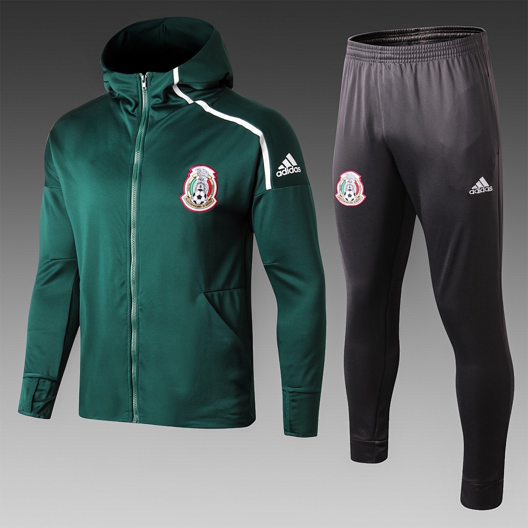 Mexico Green Long Zip Hoodie