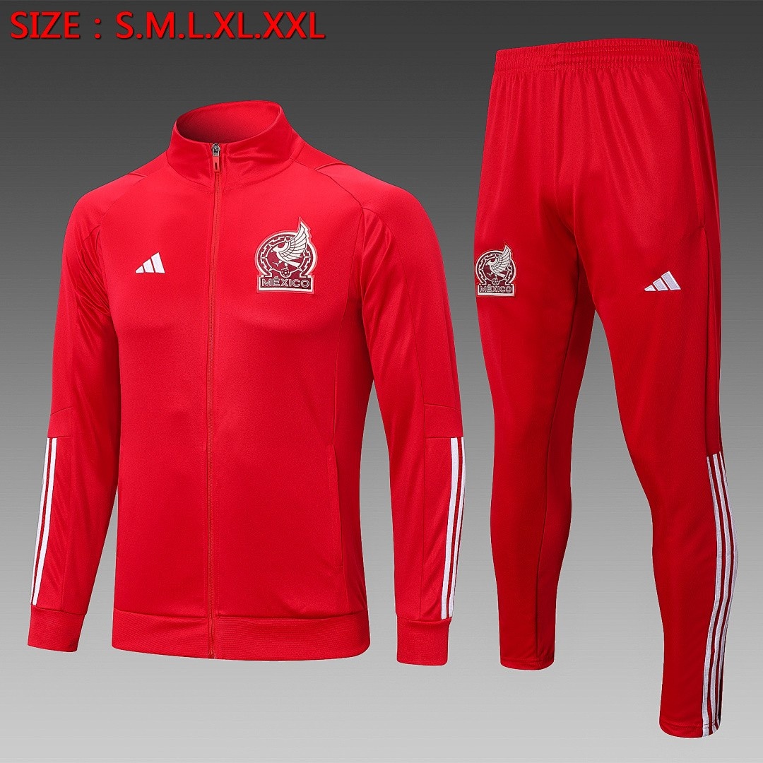 Mexico 22/23 Red Long Zip Jacket