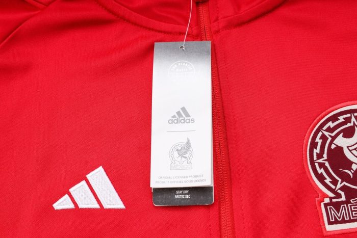Mexico 22/23 Red Long Zip Jacket - 图片 4