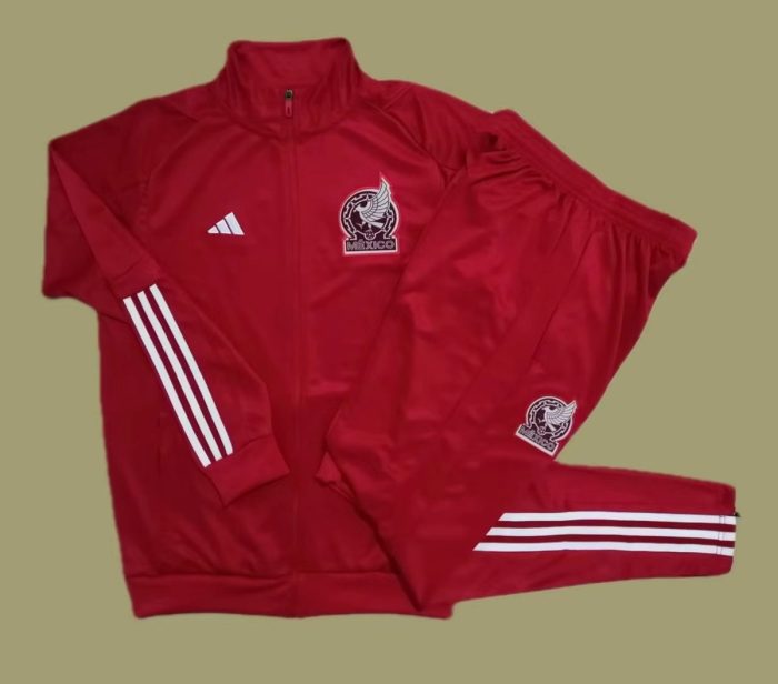 Mexico 22/23 Red Long Zip Jacket - 图片 9