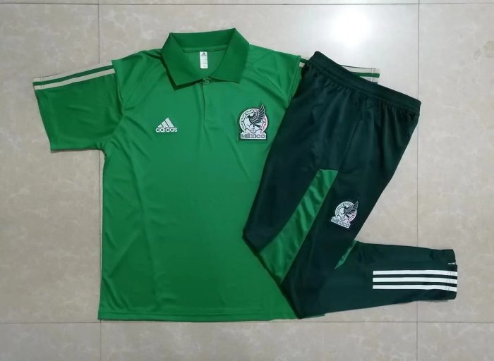 Mexico 22/23 Polo Shirt Dark Green - 图片 9