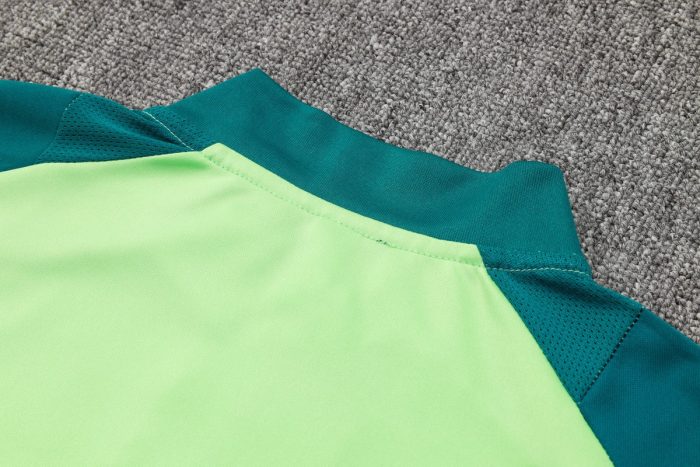 Mexico 24-25 Green Half-Zip Jacket - 图片 5