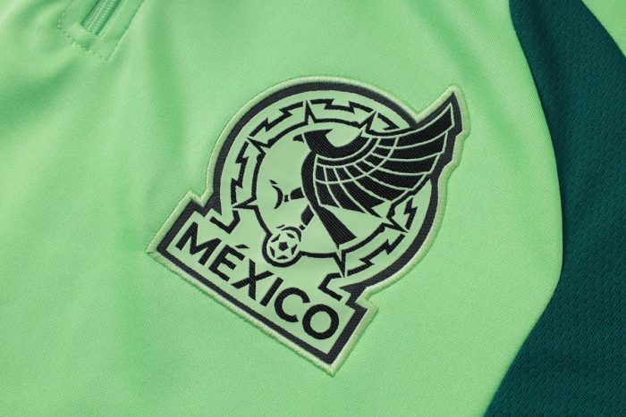 Mexico 25/26 Half-Zip Green Training Jacket - 图片 6