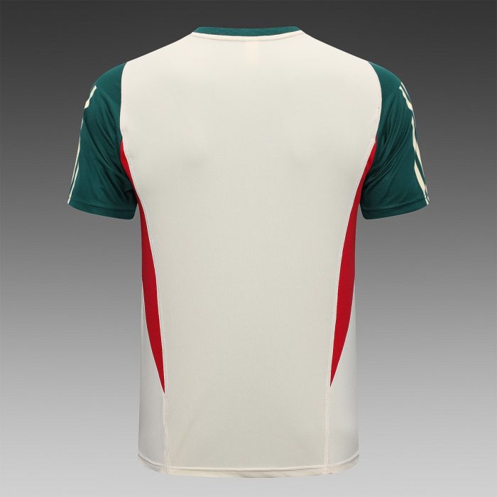 Mexico 2022-2023 Apricot Short Sleeve Training Suit (with Pants) - 图片 8