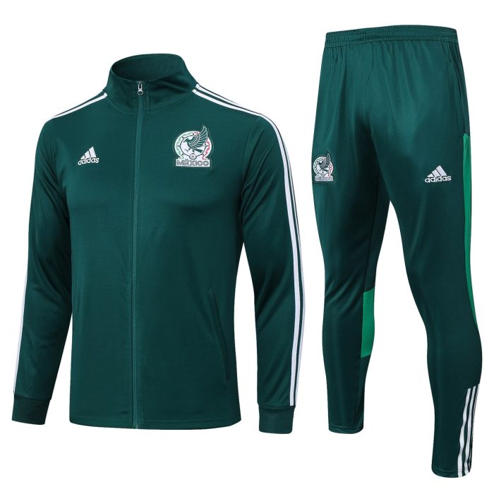 Mexico 23-24 Long Zip Jacket Green - 图片 8