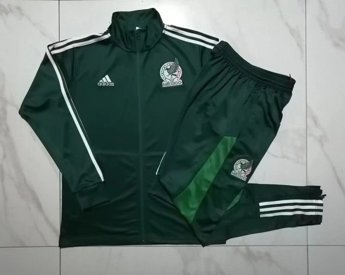 Mexico 23-24 Long Zip Jacket Green - 图片 9