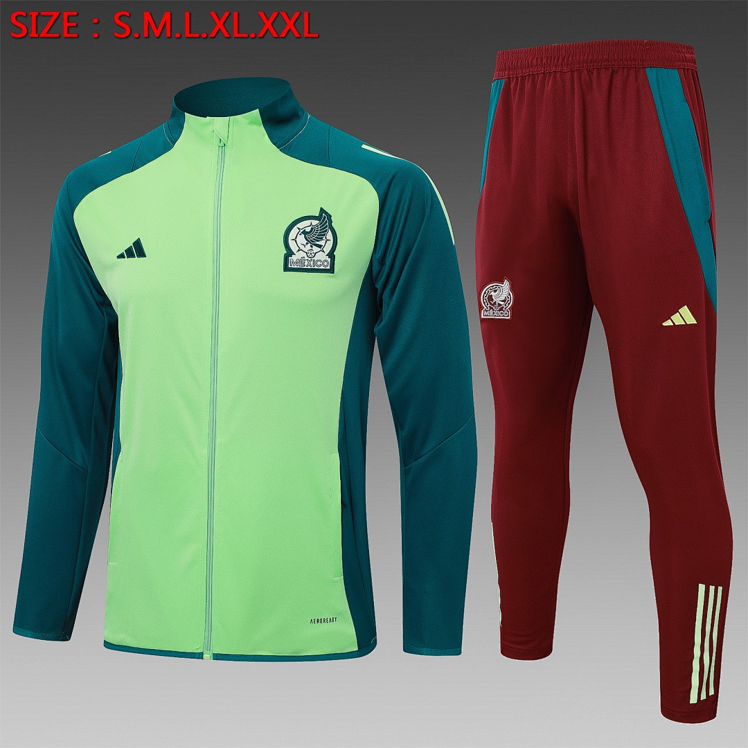 Mexico 24/25 Green Long Zip Jacket