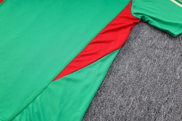 Mexico 22-23 Green Short Sleeve Training Suit - 图片 4