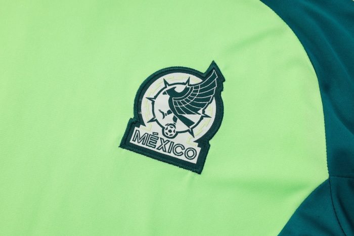 Mexico 24-25 Green Short Sleeve Training Suit - 图片 6