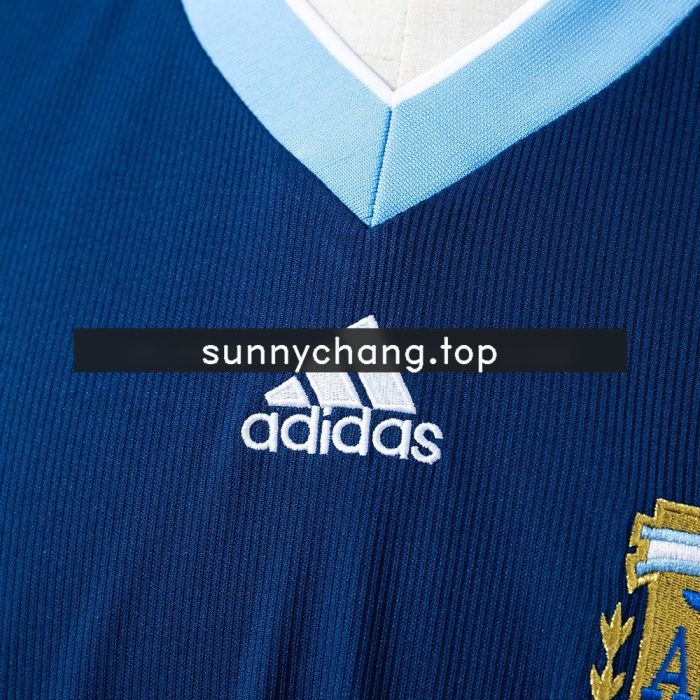 Argentina 1998 Away Retro Jersey - 图片 4
