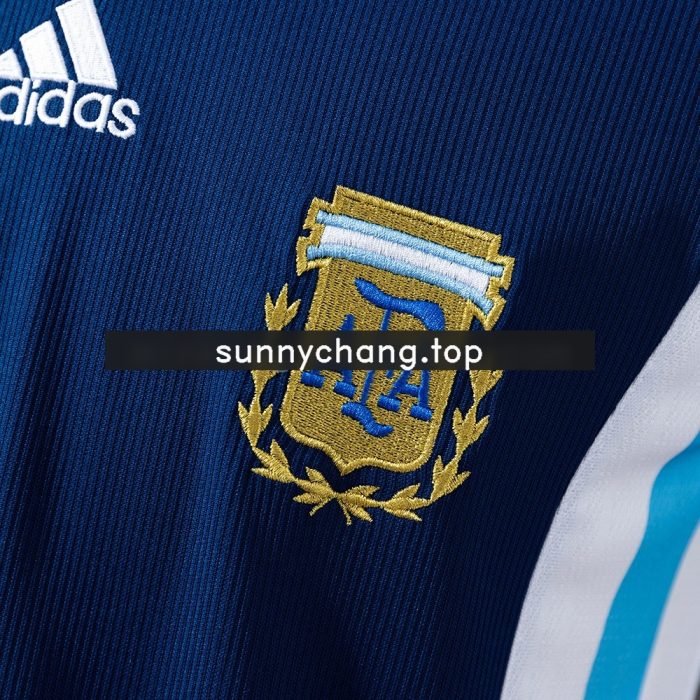 Argentina 1998 Away Retro Jersey - 图片 5