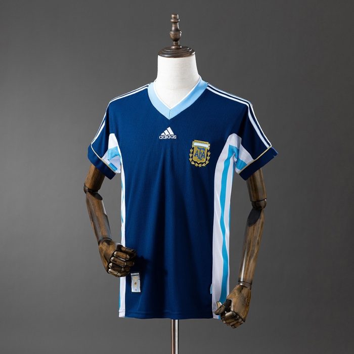 Argentina 1998 Away Retro Jersey - 图片 8