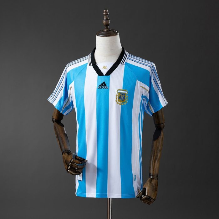 Argentina 1998 Home Retro Shirt - 图片 8