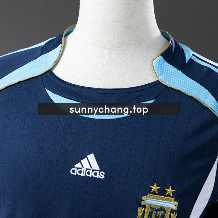 2006 Argentina Away Retro Jersey - 图片 6