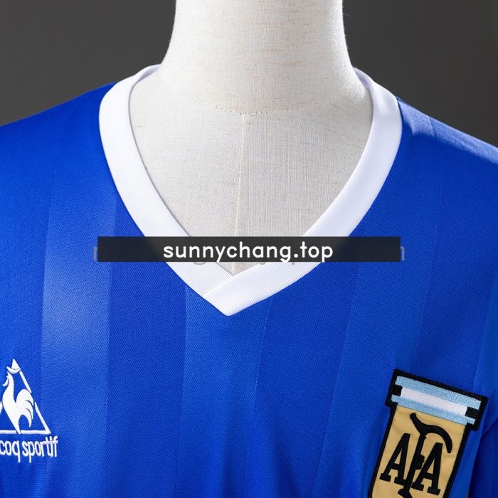 Argentina 1986 Away Retro Jersey - 图片 5