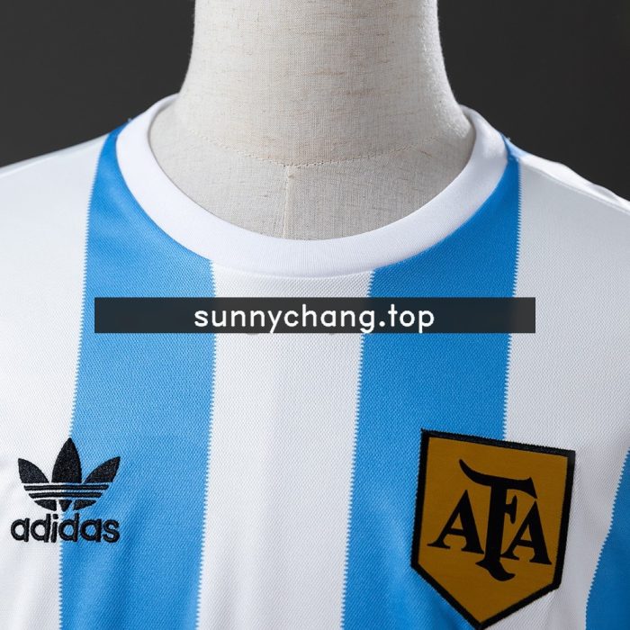 1978 Argentina Home Retro Jersey - 图片 5