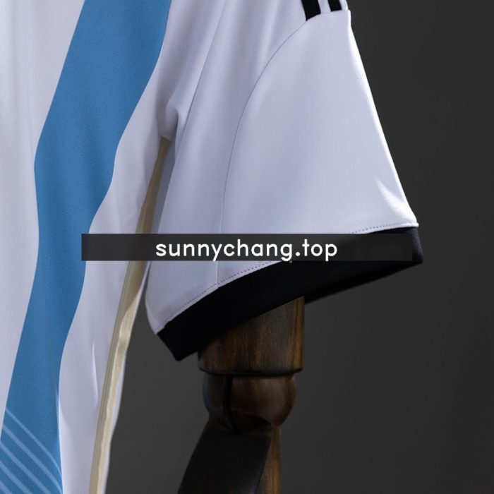 2014 Argentina Home Retro Jersey - 图片 3