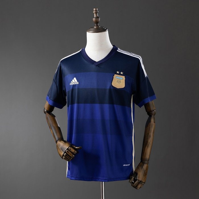 Argentina 2014 Away Retro Jersey - 图片 8