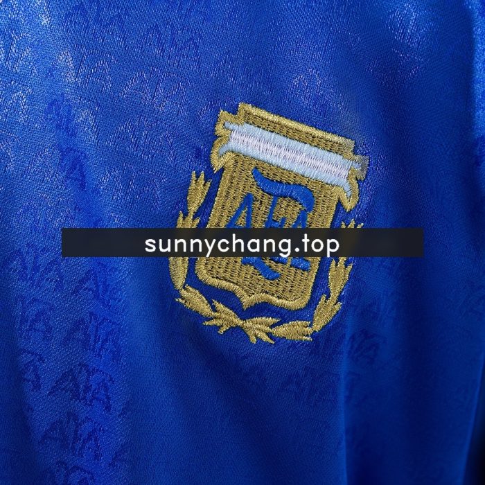 Argentina 1994 Away Retro Jersey - 图片 5