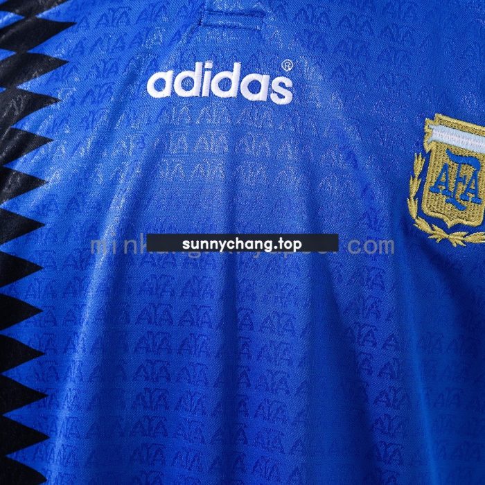 Argentina 1994 Away Retro Jersey - 图片 6