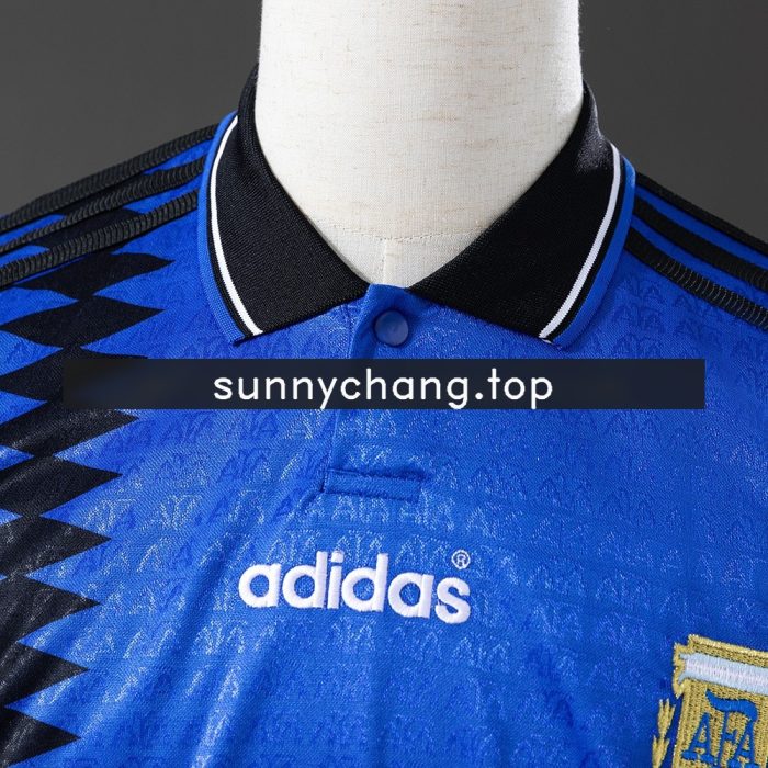 Argentina 1994 Away Retro Jersey - 图片 7