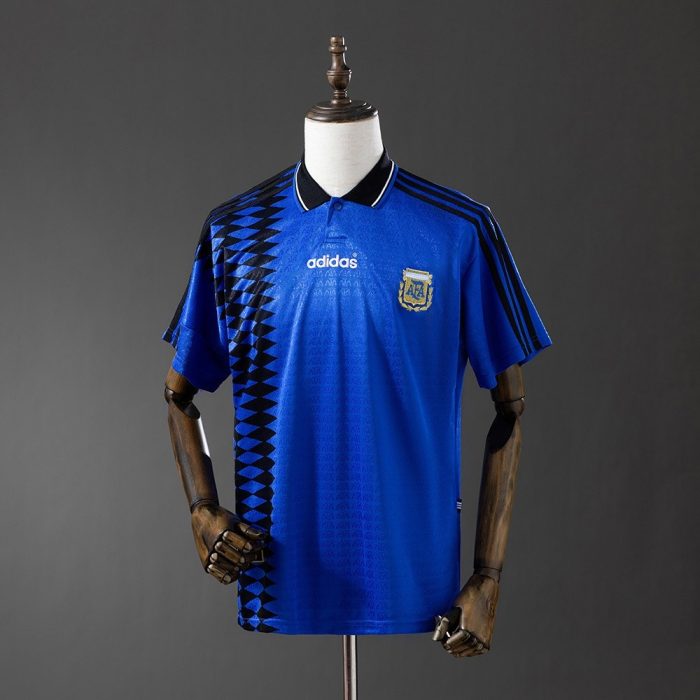 Argentina 1994 Away Retro Jersey - 图片 9