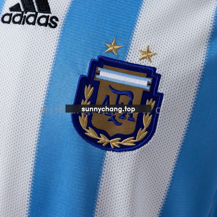 2010 Argentina Home Retro Jersey - Image 5