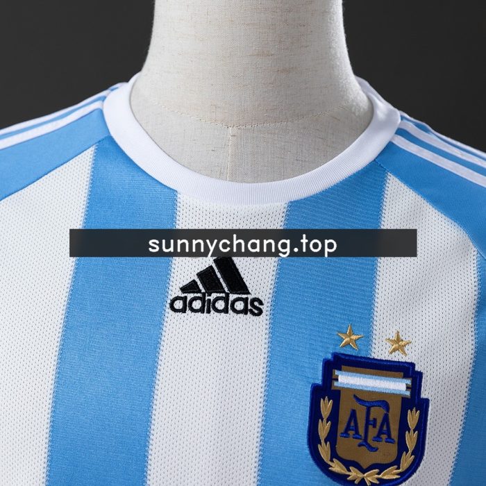 2010 Argentina Home Retro Jersey - Image 6