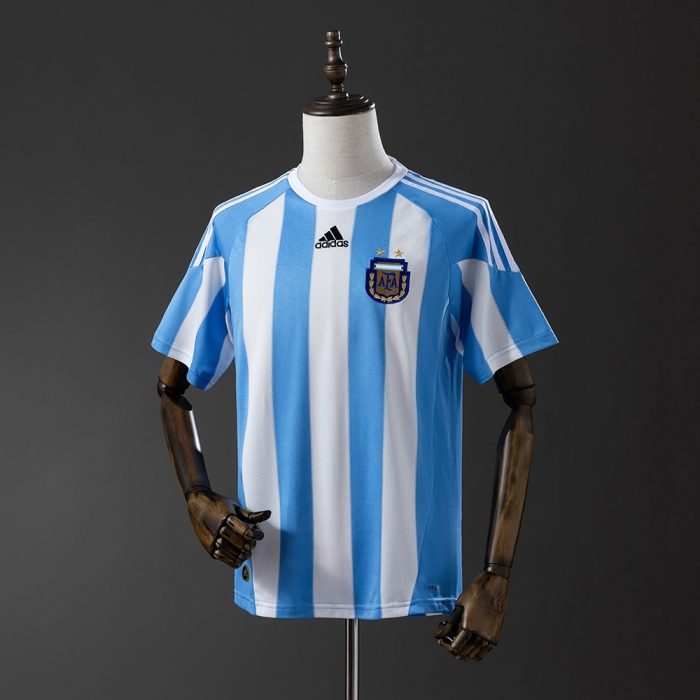 2010 Argentina Home Retro Jersey - Image 8