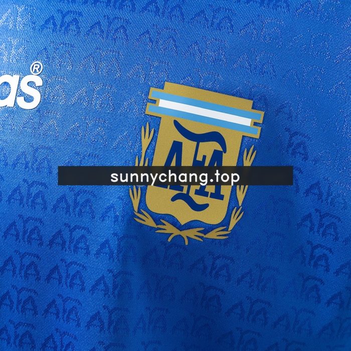 Argentina 1994 Away Retro Player Jersey - 图片 3