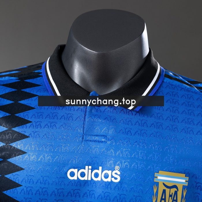Argentina 1994 Away Retro Player Jersey - 图片 5