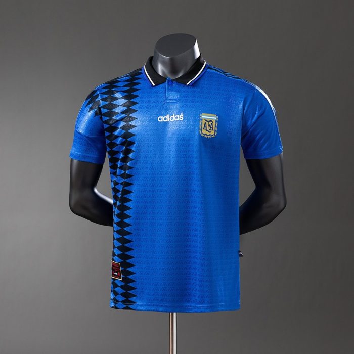 Argentina 1994 Away Retro Player Jersey - 图片 7