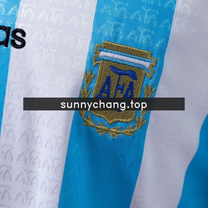 Argentina 1994 Home Retro Jersey - 图片 4