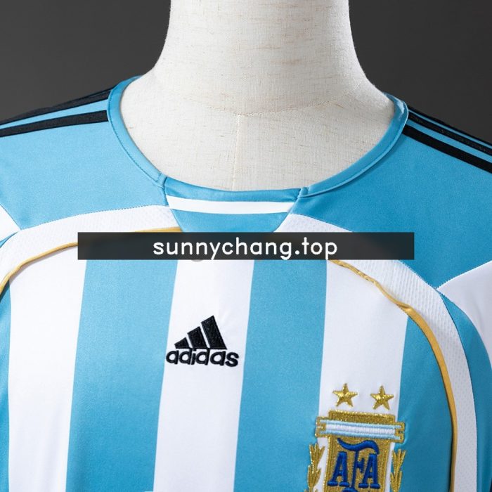 Argentina 2006 Home Retro Jersey - 图片 6