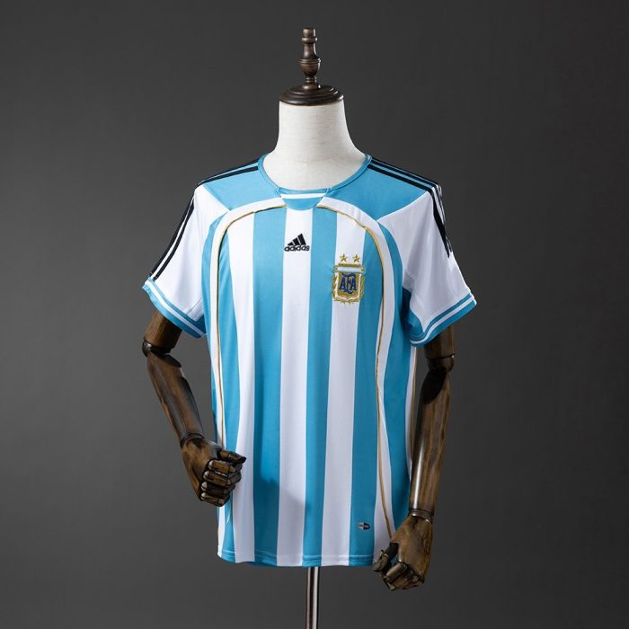 Argentina 2006 Home Retro Jersey - 图片 8