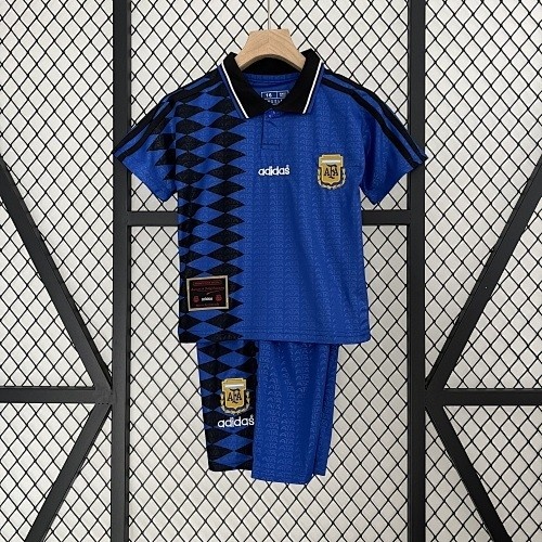 Argentina 1994 Away Kids Jersey