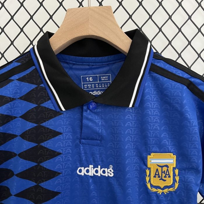 Argentina 1994 Away Kids Jersey - 图片 5