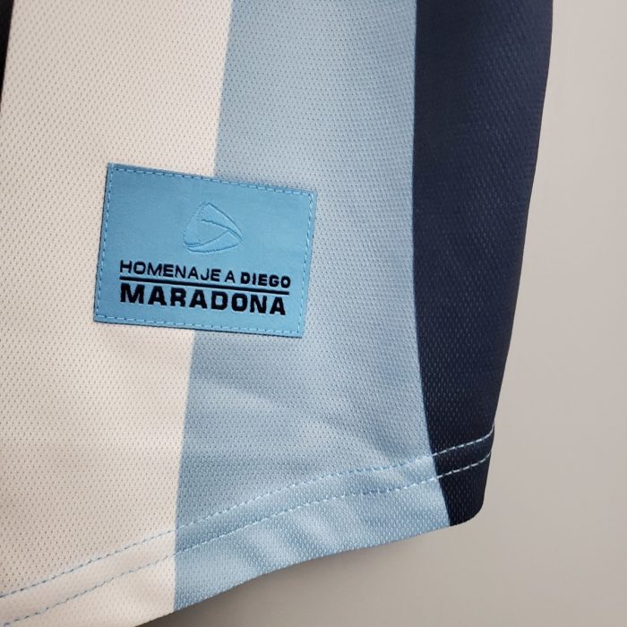 2001 Argentina Maradona #10 Commemorative Edition Retro Jersey - 图片 6