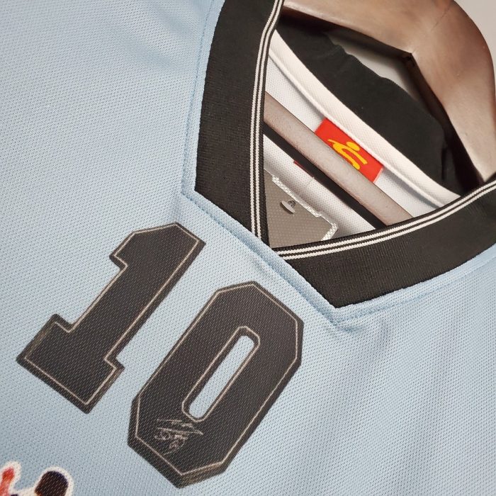 2001 Argentina Maradona #10 Commemorative Edition Retro Jersey - 图片 7