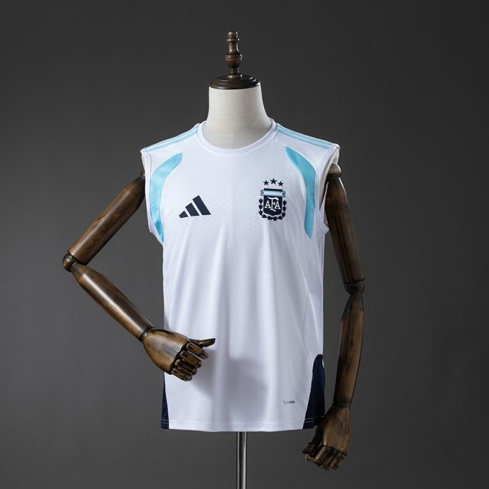 Argentina 26/27 Training Vest - White - 图片 2