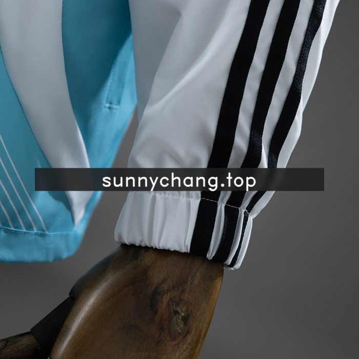 Argentina 2005-2006 Retro Windbreaker - White & Blue - 图片 5
