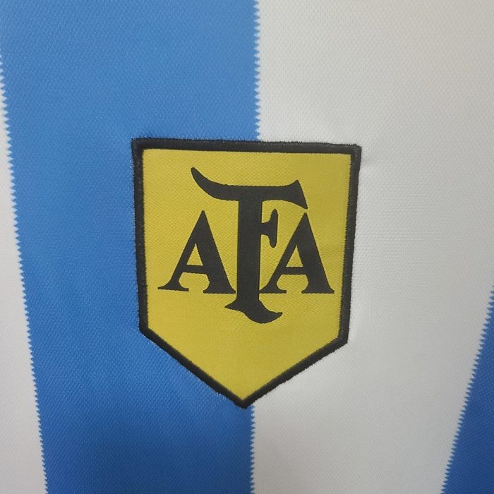 1978 Argentina Home Retro Long Sleeve Jersey - 图片 6