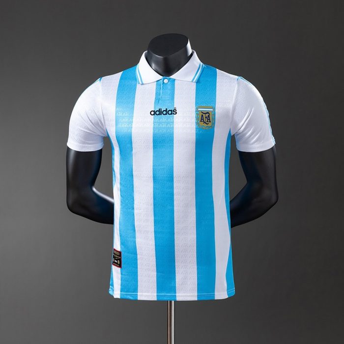 Argentina 1994 Home Player Version Jersey - 图片 7