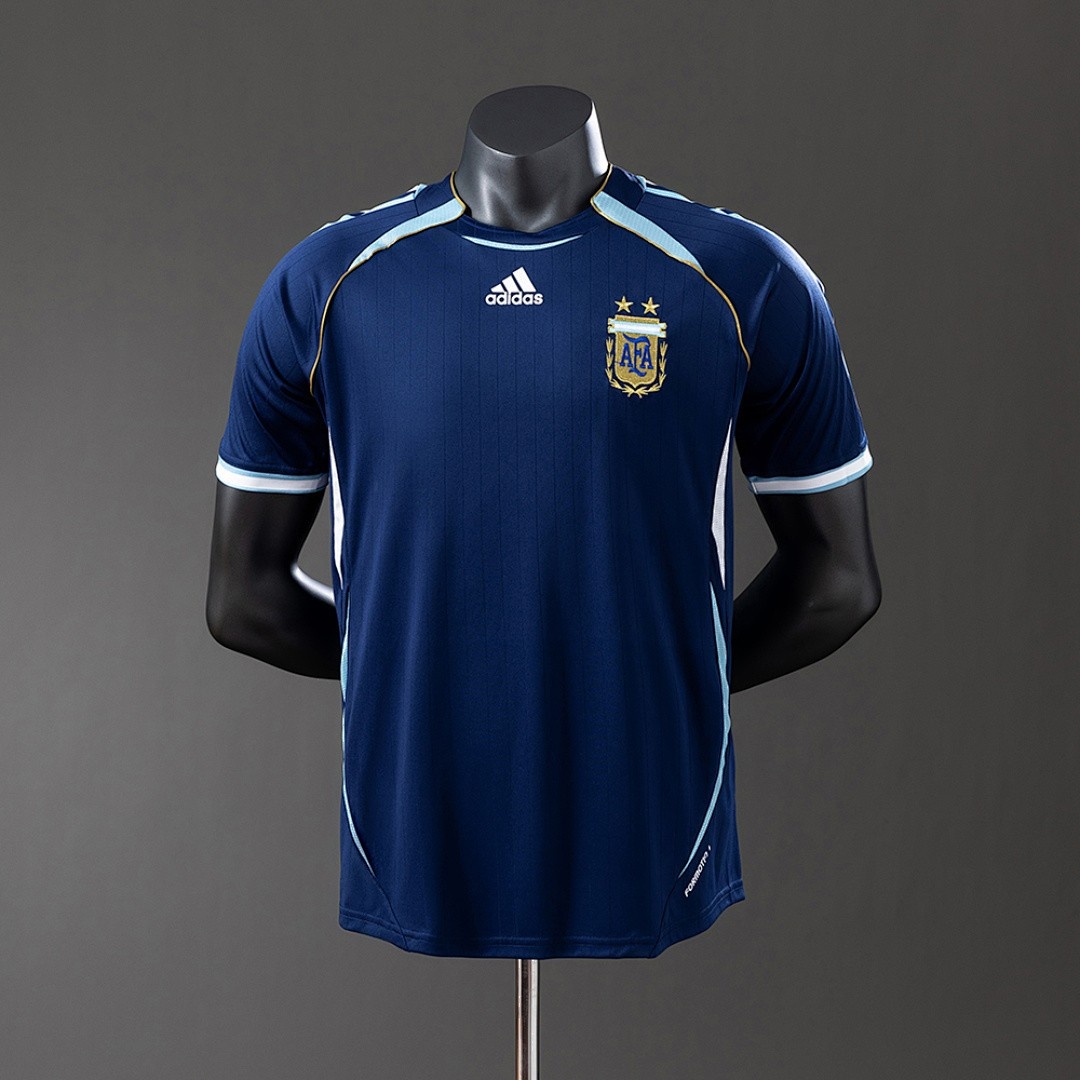 Argentina 2006 Away Player Version Retro Jersey