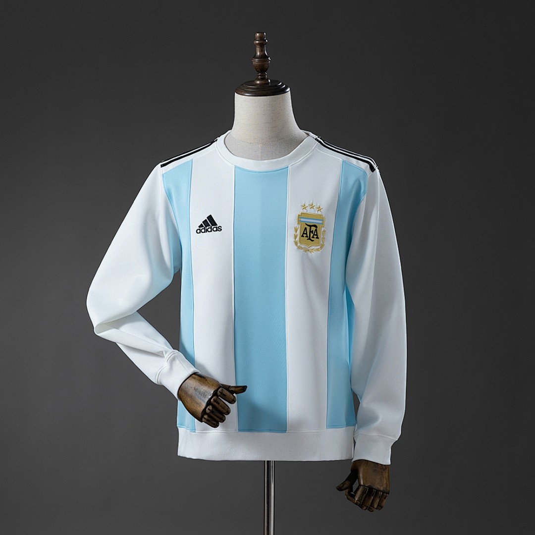 JER-8362_1 Argentina 25/26 Long-sleeved Sweatshirt - 图片 1