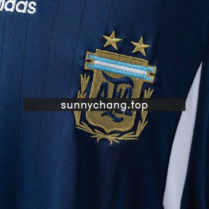 Argentina 2006 Away Long-Sleeved Retro Jersey - 图片 7