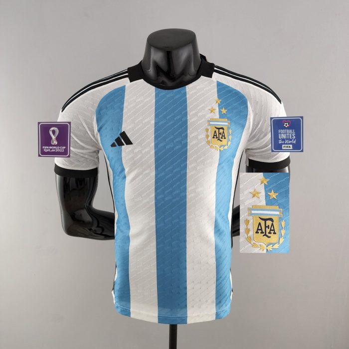 2022 Argentina 3-star World Cup Home Jersey - 图片 7