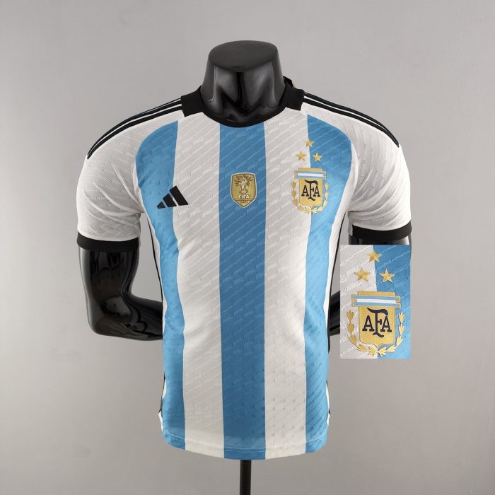 2022 Argentina 3-star World Cup Home Jersey - 图片 8